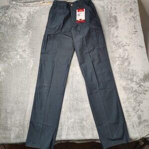 TRU-SPEC Pants Mens 28 Navy Blue 24-7 Series EMS Pants Tactical Ripstop Unhemmed